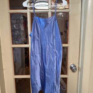 Vintage Gilligan & O'Malley Liquid Charmeuse Satin Slip Dress